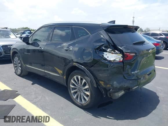 2022 Chevrolet Blazer Premier с VIN 3GNKBFR45NS177940, выставлен на аукционе IAAI как лот 42483925 с пробегом 42 865 миль миль и . История ставок и продаж доступна на DreamBid. Изображение 3.