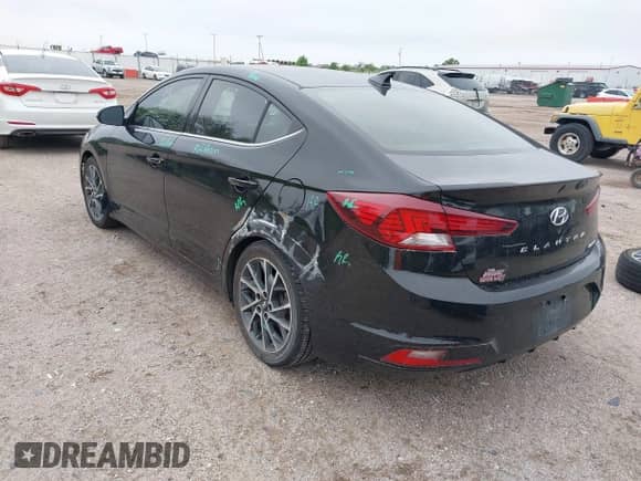 2019 Hyundai Elantra SEL z VIN 5NPD84LF9KH449720, wystawiony jako IAAI lot #42296124 z przebiegiem 64 414 mil mil oraz . Historia ofert i sprzedaży dostępna na DreamBid. Obrazek 3.