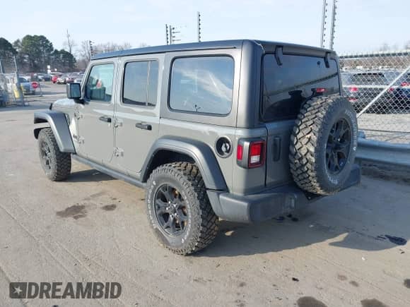 2022 Jeep Wrangler Unlimited Sport с VIN 1C4HJXDN7NW156538, выставлен на аукционе IAAI как лот 41526074 с пробегом 27 082 миль миль и . История ставок и продаж доступна на DreamBid. Изображение 3.