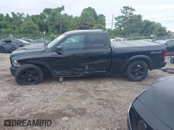 2019 Ram 1500 Warlock with VIN 1C6RR7GG8KS653117, listed as a IAAI auction lot 43084392 with 91,271 mi miles and . Bid and sale history available at DreamBid. Image 14.