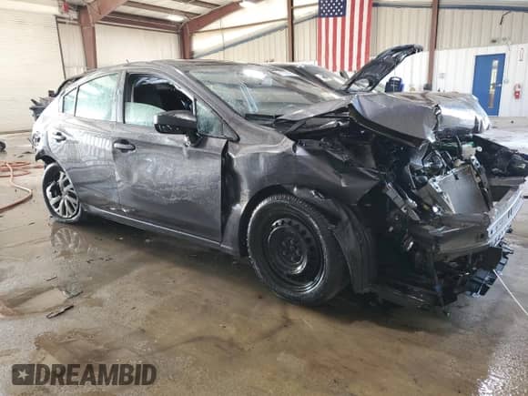 2022 Subaru Impreza with VIN 4S3GKAB6XN3601082, listed as a Copart auction lot 81137405 with 52,302 mi miles and Salvage title. Bid and sale history available at DreamBid. Image 4.