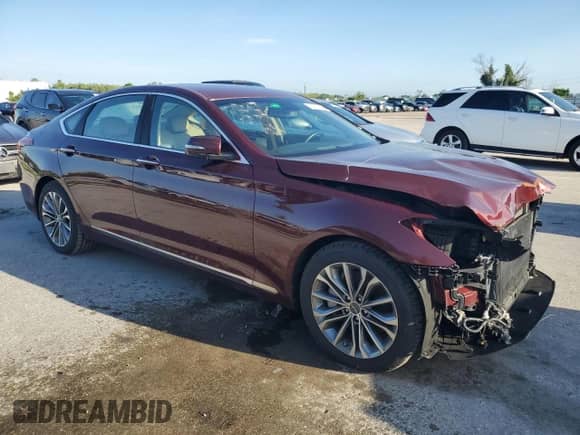 2015 Hyundai Genesis 3.8L z VIN KMHGN4JE5FU077994, wystawiony jako Copart lot #62852464 z przebiegiem 57 563 mil mil oraz Szkoda całkowita • Salvage title. Historia ofert i sprzedaży dostępna na DreamBid. Obrazek 4.