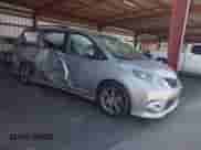 2014 Toyota Sienna SE with VIN 5TDXK3DC3ES495233, listed as a IAAI auction lot 43173582 with Not provided miles and . Bid and sale history available at DreamBid. Image 1.