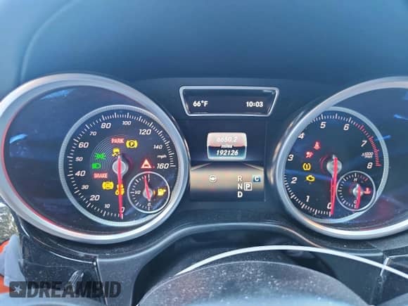 2017 Mercedes-Benz GLS 550 with VIN 4JGDF7DE0HA867740, listed as a Copart auction lot 71630325 with 192,126 mi miles and Clean title. Bid and sale history available at DreamBid. Image 9.