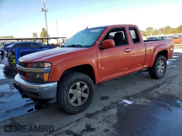 2012 Chevrolet Colorado 2LT with VIN 1GCJSDFE8C8137895, listed as a Copart auction lot 80761994 with 146,140 mi miles and Salvage title. Bid and sale history available at DreamBid. Image 1.