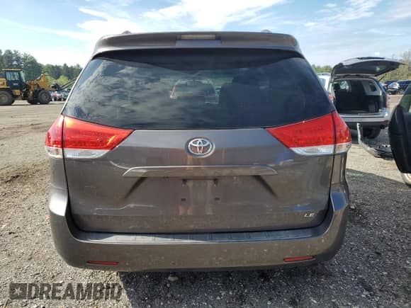 2013 Toyota Sienna LE AAS with VIN 5TDKK3DC3DS350699, listed as a Copart auction lot 83844455 with 167,029 mi miles and Salvage title. Bid and sale history available at DreamBid. Image 6.