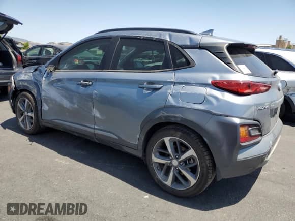 2021 Hyundai Kona Limited с VIN KM8K33A50MU618246, выставлен на аукционе Copart как лот 59060785 с пробегом 48 437 миль миль и Списание • Salvage title. История ставок и продаж доступна на DreamBid. Изображение 2.