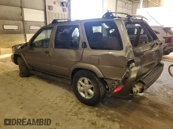2001 Nissan Pathfinder LE с VIN JN8DR09Y41W574247, выставлен на аукционе Copart как лот 42309455 с пробегом 160 054 миль миль и Списание • Salvage title. История ставок и продаж доступна на DreamBid. Изображение 2.