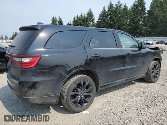 2020 Dodge Durango SXT Plus with VIN 1C4RDJAGXLC269560, listed as a Copart auction lot 70490125 with 91,203 mi miles and Salvage title. Bid and sale history available at DreamBid. Image 3.