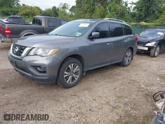 2018 Nissan Pathfinder SV with VIN 5N1DR2MM9JC608594, listed as a IAAI auction lot 43260937 with 208,513 mi miles and . Bid and sale history available at DreamBid. Image 2.
