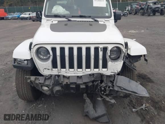 2023 Jeep Wrangler Sahara Altitude with VIN 1C4HJXEG9PW502267, listed as a IAAI auction lot 43266621 with 85,629 mi miles and . Bid and sale history available at DreamBid. Image 6.
