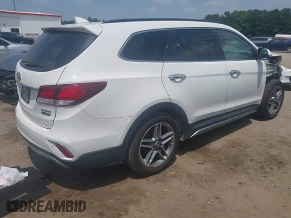 2017 Hyundai Santa Fe Limited Ultimate with VIN KM8SRDHF0HU231074, listed as a IAAI auction lot 42571650 with 159,214 mi miles and . Bid and sale history available at DreamBid. Image 4.