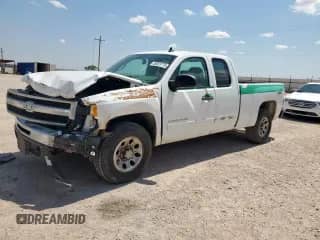 2010 Chevrolet Silverado 1500 LS with VIN 1GCSKREA2AZ145577, listed as a Copart auction lot 58023775 with 265,785 mi miles and Salvage title. Bid and sale history available at DreamBid. Image 1.