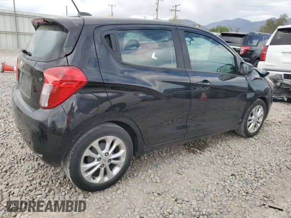 2019 Chevrolet Spark LT with VIN KL8CD6SAXKC738697, listed as a Copart auction lot 69497505 with 104,990 mi miles and Salvage title. Bid and sale history available at DreamBid. Image 3.