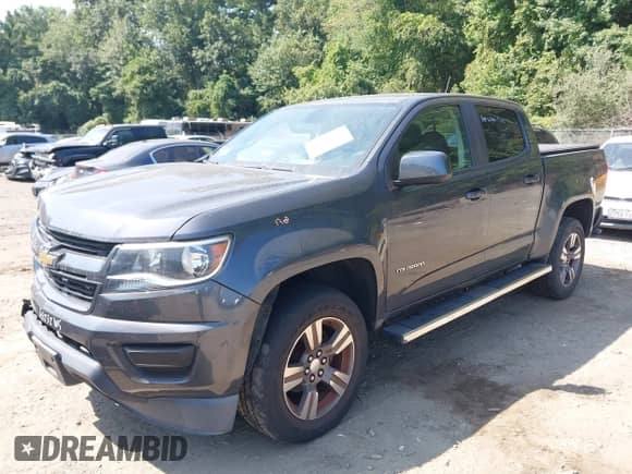 2017 Chevrolet Colorado 4WD WT with VIN 1GCGTBEN8H1271593, listed as a IAAI auction lot 42896935 with 50,727 mi miles and . Bid and sale history available at DreamBid. Image 2.