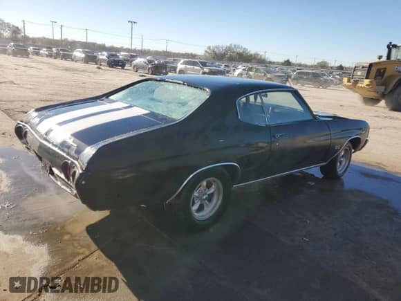 1972 Chevrolet Chevelle с VIN 1D37F21523434, выставлен на аукционе Copart как лот 83535414 с пробегом 86 472 миль миль и Чистый • Clean title. История ставок и продаж доступна на DreamBid. Изображение 3.