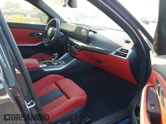 2025 BMW M3 Competition xDrive with VIN WBS33HJ04SFU25148, listed as a IAAI auction lot 41942920 with 1,166 mi miles and . Bid and sale history available at DreamBid. Image 5.