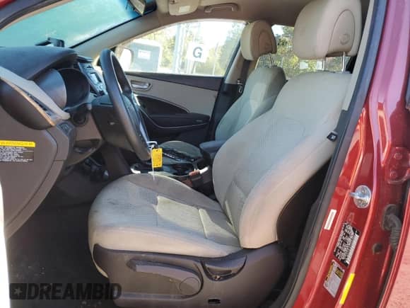 2015 Hyundai Santa Fe с VIN 5XYZTDLB1FG252099, выставлен на аукционе Copart как лот 87267665 с пробегом 97 025 миль миль и Списание • Salvage title. История ставок и продаж доступна на DreamBid. Изображение 7.