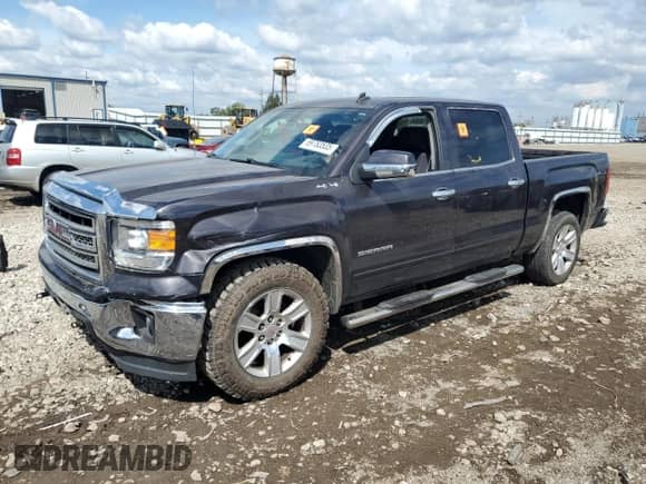 2014 GMC Sierra 1500 SLE z VIN 3GTU2UEC3EG446426, wystawiony jako Copart lot #69783535 z przebiegiem Nie podano mil oraz Szkoda całkowita • Salvage title. Historia ofert i sprzedaży dostępna na DreamBid. Obrazek 1.
