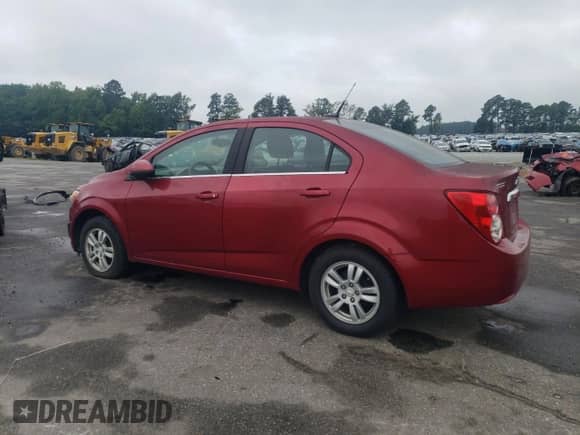 2014 Chevrolet Sonic LT with VIN 1G1JC5SB8E4150907, listed as a Copart auction lot 66945595 with Not provided miles and Clean title. Bid and sale history available at DreamBid. Image 2.