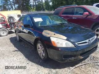 2007 Honda Accord EX-L with VIN 1HGCM56897A186512, listed as a IAAI auction lot 43359840 with 244,786 mi miles and . Bid and sale history available at DreamBid. Image 1.