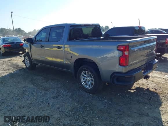 2021 Chevrolet Silverado 1500 Work Truck with VIN 1GCUYAEF7MZ222128, listed as a IAAI auction lot 43303339 with 77,819 mi miles and . Bid and sale history available at DreamBid. Image 3.