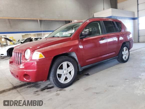 2007 Jeep Compass Sport with VIN 1J8FT47W17D132246, listed as a Copart auction lot 82340244 with Not provided miles and Salvage title. Bid and sale history available at DreamBid. Image 1.