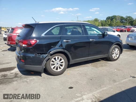 2020 Kia Sorento LX with VIN 5XYPG4A39LG651104, listed as a Copart auction lot 80025665 with 83,857 mi miles and Salvage title. Bid and sale history available at DreamBid. Image 3.
