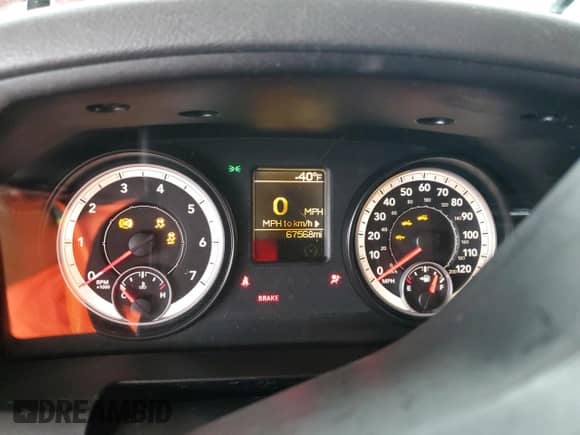 2013 Ram 1500 Tradesman z VIN 1C6RR6FT2DS664111, wystawiony jako Copart lot #55897955 z przebiegiem 67 568 mil mil oraz Nie do naprawy • Non repairable. Historia ofert i sprzedaży dostępna na DreamBid. Obrazek 9.