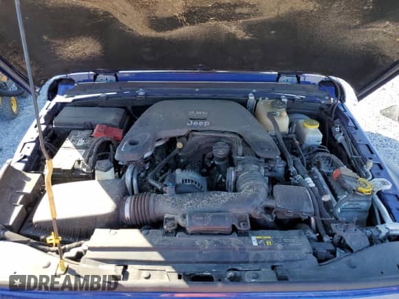 2018 Jeep Wrangler Sport with VIN 1C4GJXAG2JW280163, listed as a Copart auction lot 83984915 with 73,303 mi miles and Salvage title. Bid and sale history available at DreamBid. Image 12.