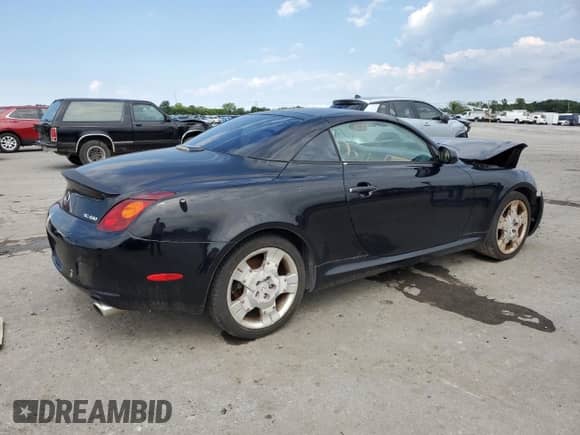 2004 Lexus SC 430 z VIN JTHFN48Y140057860, wystawiony jako Copart lot #68478855 z przebiegiem 276 632 mil mil oraz Szkoda całkowita • Salvage title. Historia ofert i sprzedaży dostępna na DreamBid. Obrazek 3.