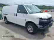 2020 Chevrolet Express Cargo with VIN 1GCWGAFG6L1227952, listed as a IAAI auction lot 42553407 with 119,632 mi miles and . Bid and sale history available at DreamBid. Image 1.