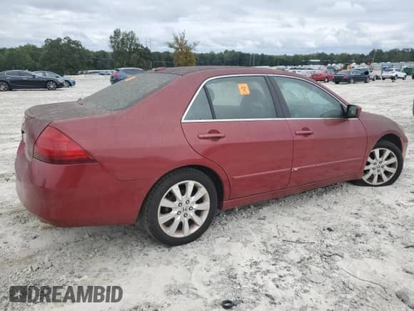 2007 Honda Accord EX-L z VIN 1HGCM66867A021975, wystawiony jako Copart lot #83919205 z przebiegiem Nie podano mil oraz Czysty tytuł • Clean title. Historia ofert i sprzedaży dostępna na DreamBid. Obrazek 3.