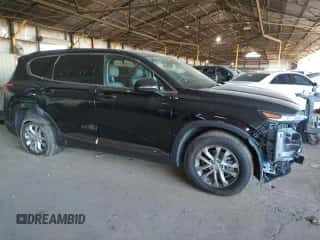 2019 Hyundai Santa Fe SEL with VIN 5NMS3CAD5KH094348, listed as a Copart auction lot 70192422 with 33,524 mi miles and . Bid and sale history available at DreamBid. Image 4.