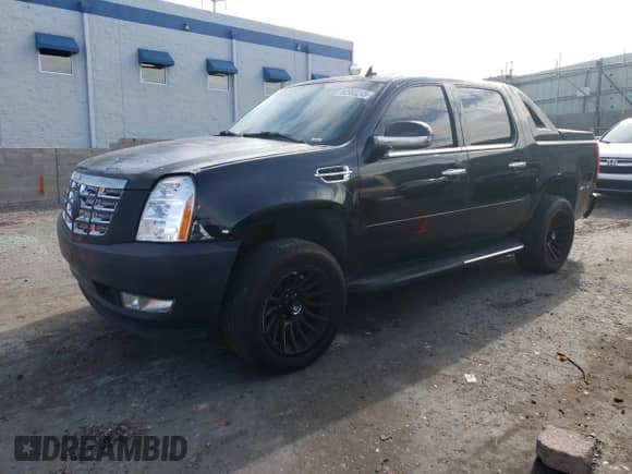 2007 Cadillac Escalade EXT with VIN 3GYFK62887G117111, listed as a Copart auction lot 62903245 with 171,123 mi miles and Salvage title. Bid and sale history available at DreamBid. Image 1.