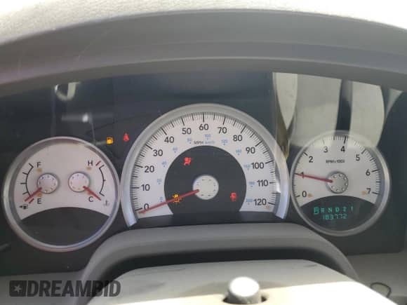 2005 Dodge Dakota SLT with VIN 1D7HE48K45S287376, listed as a Copart auction lot 58864665 with 183,772 mi miles and Salvage title. Bid and sale history available at DreamBid. Image 9.