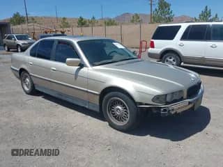 1997 BMW 7 Series 740i with VIN WBAGF8323VDL47876, listed as a IAAI auction lot 42861334 with 190,914 mi miles and . Bid and sale history available at DreamBid. Image 1.