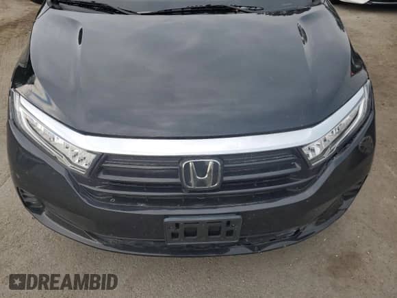 2022 Honda Odyssey EX-L with VIN 5FNRL6H72NB007348, listed as a Copart auction lot 62824325 with 28,503 mi miles and Salvage title. Bid and sale history available at DreamBid. Image 12.