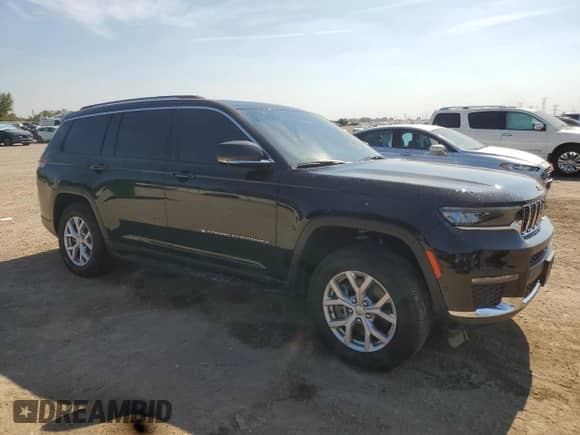2022 Jeep Grand Cherokee Limited with VIN 1C4RJKBG8N8579726, listed as a Copart auction lot 80740135 with 20,649 mi miles and Salvage title. Bid and sale history available at DreamBid. Image 4.