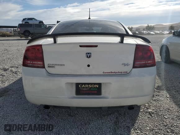 2008 Dodge Charger R/T with VIN 2B3LK53H58H120794, listed as a Copart auction lot 42347565 with 96,577 mi miles and Salvage title. Bid and sale history available at DreamBid. Image 6.