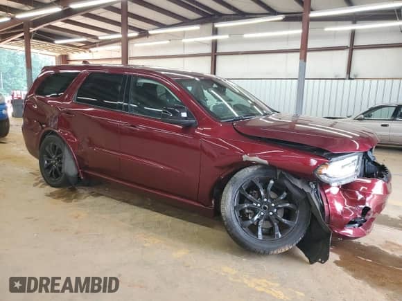 2020 Dodge Durango GT with VIN 1C4RDHDG3LC223248, listed as a Copart auction lot 60364965 with 72,057 mi miles and Salvage title. Bid and sale history available at DreamBid. Image 4.