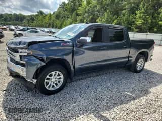 2020 Chevrolet Silverado 1500 LT with VIN 3GCUYDED2LG235237, listed as a Copart auction lot 66491025 with 56,419 mi miles and Salvage title. Bid and sale history available at DreamBid. Image 1.