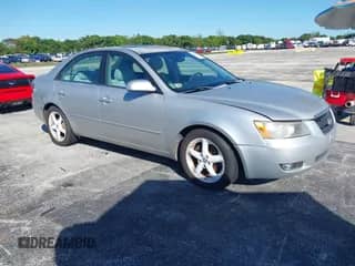 2008 Hyundai Sonata SE with VIN 5NPEU46FX8H388379, listed as a IAAI auction lot 43438541 with 107,320 mi miles and . Bid and sale history available at DreamBid. Image 1.