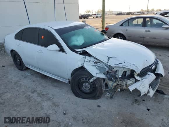 2012 Chevrolet Impala Police Police with VIN 2G1WD5E37C1323042, listed as a Copart auction lot 87278824 with Not provided miles and Salvage title. Bid and sale history available at DreamBid. Image 4.