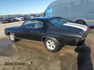 1972 Chevrolet Chevelle z VIN 1D37F21523434, wystawiony jako Copart lot #83535414 z przebiegiem 86 472 mil mil oraz Czysty tytuł • Clean title. Historia ofert i sprzedaży dostępna na DreamBid. Obrazek 2.