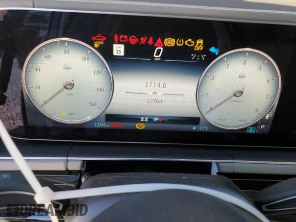 2024 Mercedes-Benz GLS with VIN 4JGFF8HBXRB160008, listed as a Copart auction lot 88905965 with 12,764 mi miles and Salvage title. Bid and sale history available at DreamBid. Image 9.