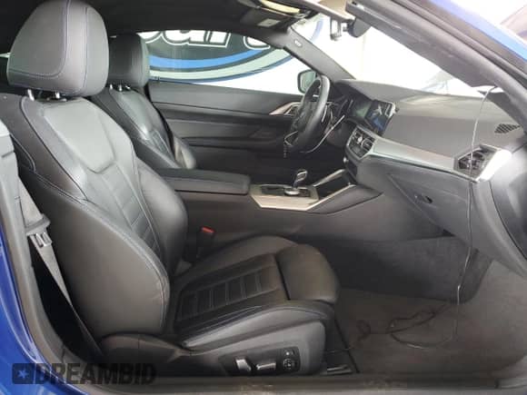 2021 BMW 4 Series 430i z VIN WBA53AP01MCG34656, wystawiony jako Copart lot #64130195 z przebiegiem 29 609 mil mil oraz Szkoda całkowita • Salvage title. Historia ofert i sprzedaży dostępna na DreamBid. Obrazek 7.