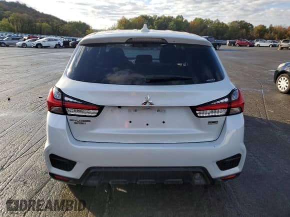 2022 Mitsubishi Outlander ES z VIN JA4ARUAU9NU021782, wystawiony jako Copart lot #87249595 z przebiegiem 48 476 mil mil oraz Nie do naprawy • Non repairable. Historia ofert i sprzedaży dostępna na DreamBid. Obrazek 6.