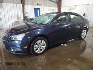 2014 Chevrolet Cruze LS with VIN 1G1PA5SG3E7452325, listed as a Copart auction lot 80617045 with 108,110 mi miles and Salvage title. Bid and sale history available at DreamBid. Image 1.