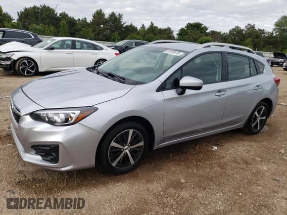 2019 Subaru Impreza Premium с VIN 4S3GTAC64K3719684, выставлен на аукционе Copart как лот 57978415 с пробегом 67 598 миль миль и Списание • Salvage title. История ставок и продаж доступна на DreamBid. Изображение 1.